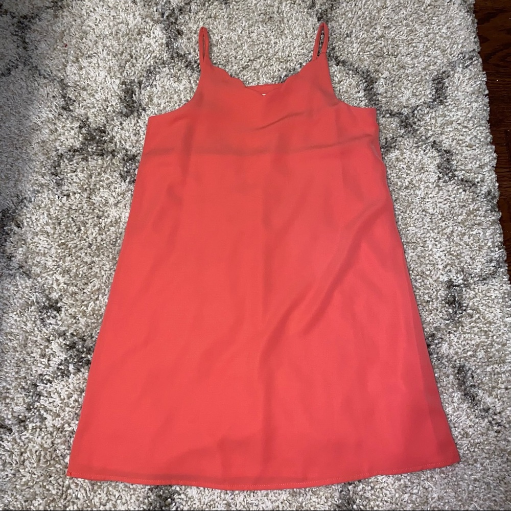 coral dress